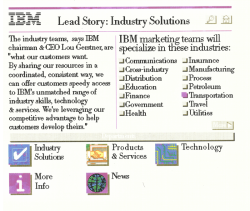 ibm.com v1 Lead Stories Page May 1994